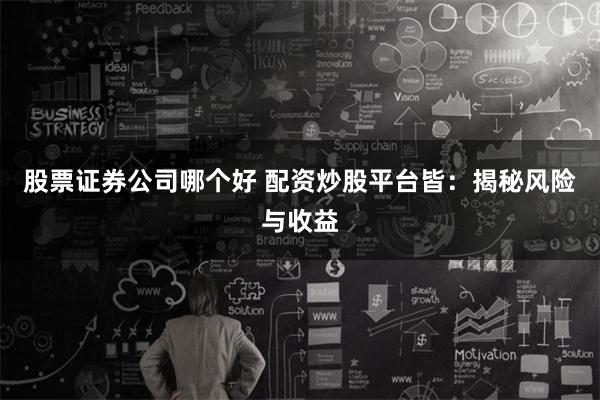 股票证券公司哪个好 配资炒股平台皆：揭秘风险与收益